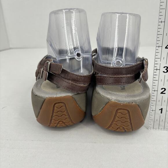 Merrell Sandals Womens Size 10 Brown Leather Sundial Braid Strappy Slingback - Picture 10 of 10